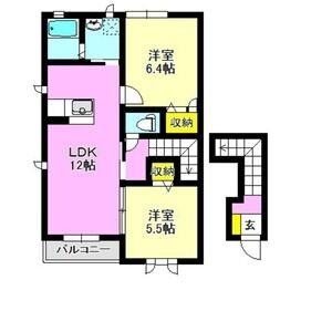 エーデル青葉 間取り図