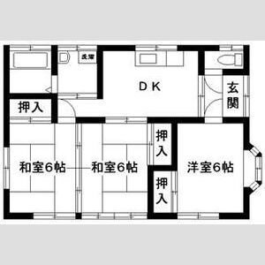 真下貸住宅 間取り図