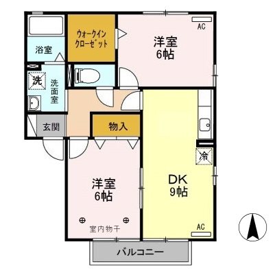 グランデ･カノン  間取り図