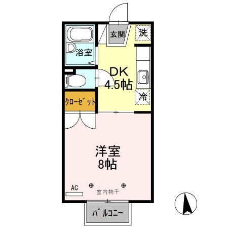 ジュネス山本 間取り図