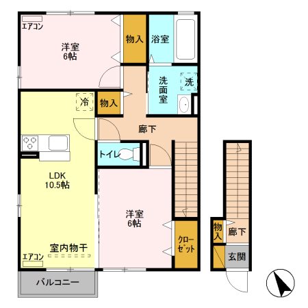 オペラハウス野中 間取り図