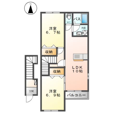 フォン・ブラウン 間取り図