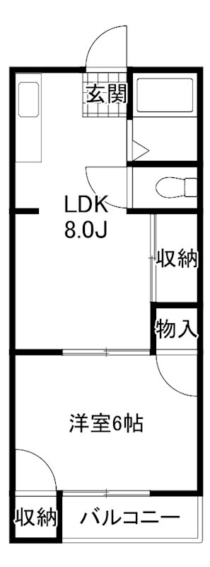 ハイツリッチ前橋 間取り図