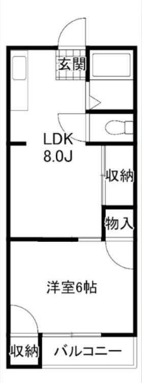 ハイツリッチ前橋 間取り図