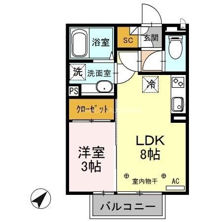 アリコ・ヴェール 間取り図