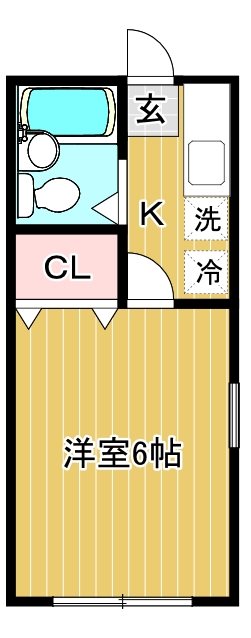 シティーハイツひまわり 間取り図