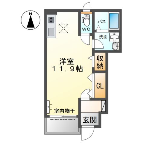 ＣＡＬＭＬＹ（カームリィ） 間取り図