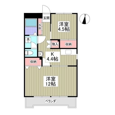 パークサイド篠崎 間取り図