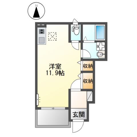コンフォール 間取り図