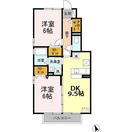 フェアリーコート 間取り図