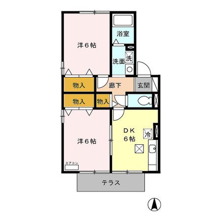 アベニールⅡ 間取り図