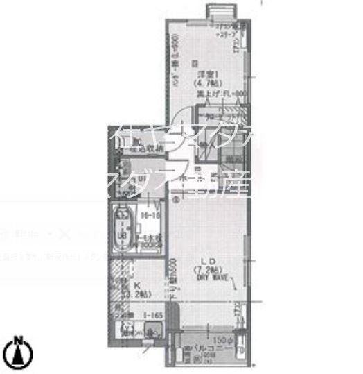 ルノン上新田 間取り図