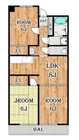 サンシティ前橋 間取り図