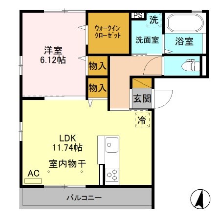 サンモール新堀 間取り図