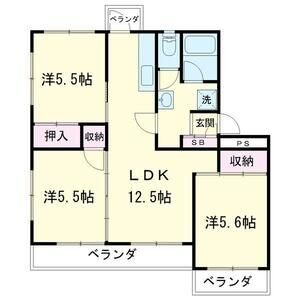 サンハイツ高井 間取り図