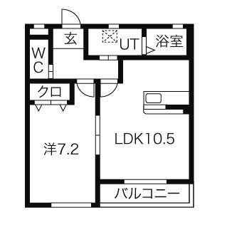 コンフォート三山 間取り図