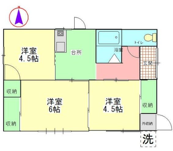 真下貸住宅 間取り図
