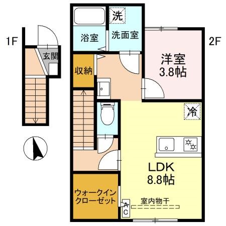 RELUXIA 間取り図