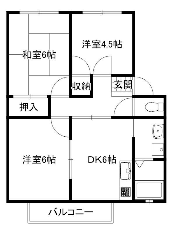 サンフィールド上佐野 間取り図