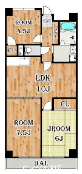 サンシティ前橋 間取り図