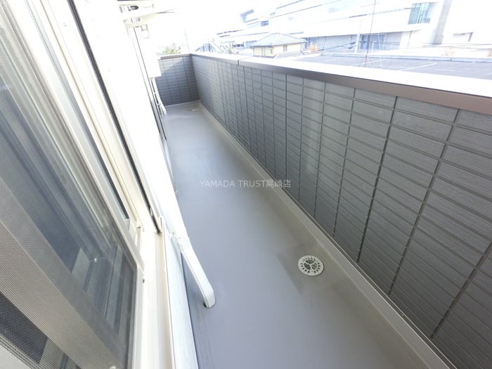 コンフォート岩押 ベランダ