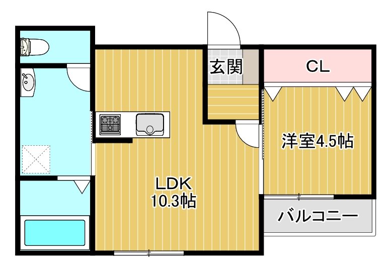 リーブス大橋 間取り図