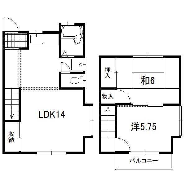 プライムハイツ 間取り図
