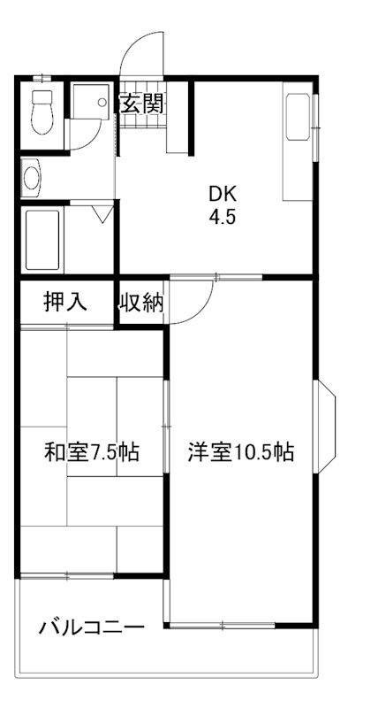 柳沢ハイツ 間取り図