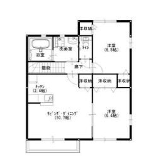 ディ・ヴェルデ新前橋Ⅱ 間取り図