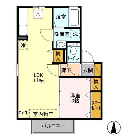 ア・プリオリ 間取り図