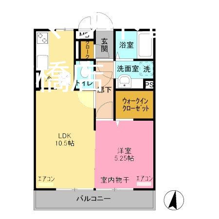 カラーズ　ガーデン 間取り図