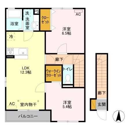 メゾンドボヌール 間取り図