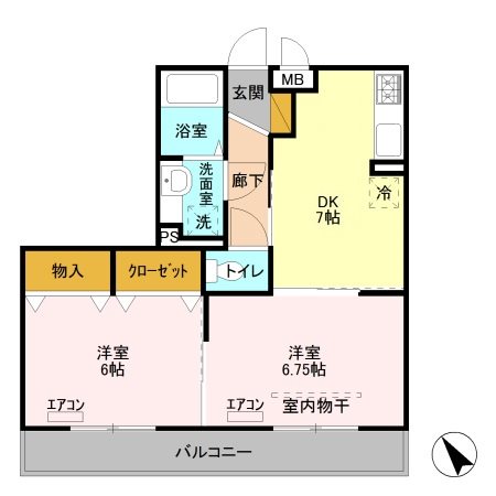 オペラハウス上大島 間取り図