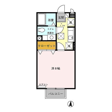 ローレルコートⅢ  間取り図