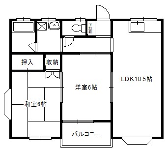 ビューパレス藤井 間取り図