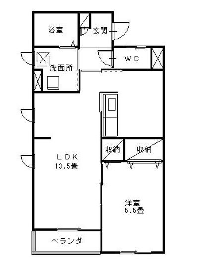 サンライフ　ケンズヴィラ 間取り図
