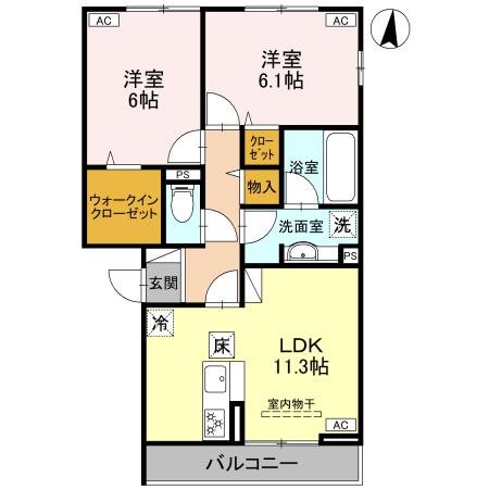 ＥＩＪＵ ＨＯＵＳＥ ２ 間取り図