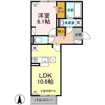 ピアニー 間取り図