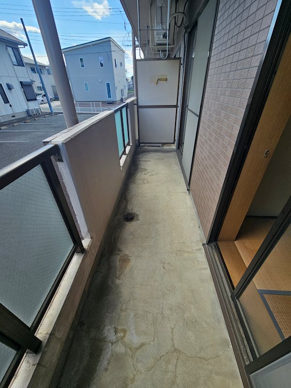 コンフォール石坂D ベランダ