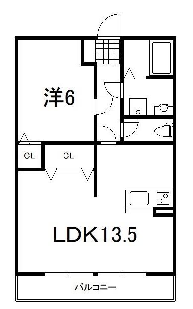 ドミールOZ 間取り図