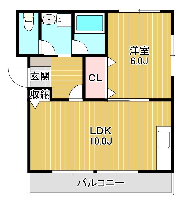 清水第三マンション 間取り図