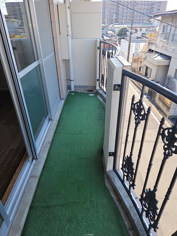 清水第三マンション ベランダ