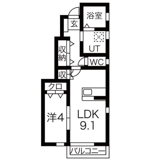 La Vita BrillanteⅡ 間取り図
