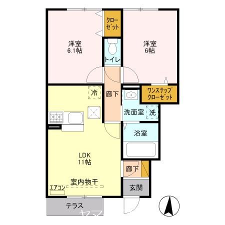 フェリーチェ 間取り図