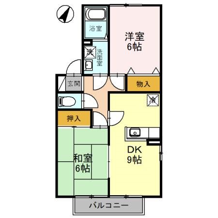 リビングタウン西浦Ａ・Ｂ・Ｃ・Ｄ・Ｅ 間取り図