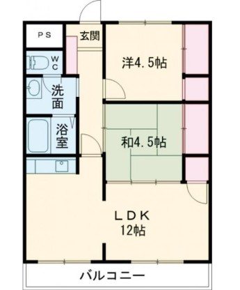 キャトルセゾン 間取り図