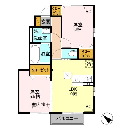ワイ・ヴィクトワール　 間取り図