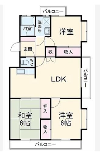 レジデンスYS 間取り図