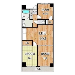 サンシティ前橋 間取り図
