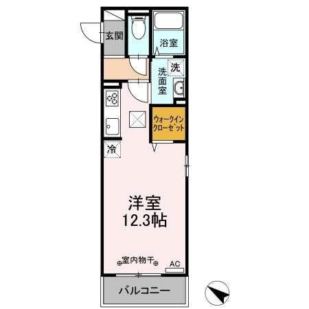 D-room本町 間取り図